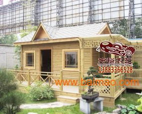 重慶防腐木景觀工程 水車與亭臺(tái)樓閣的雅致融合